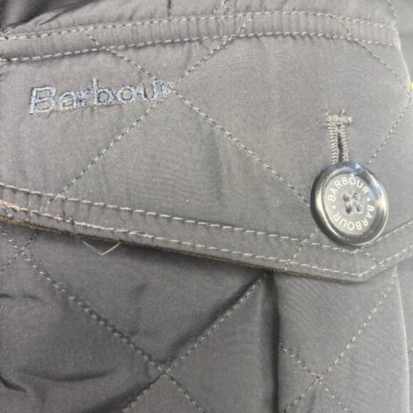 Barbour Quilted Lutz Jacket XL Navy - Picture 7 of 8